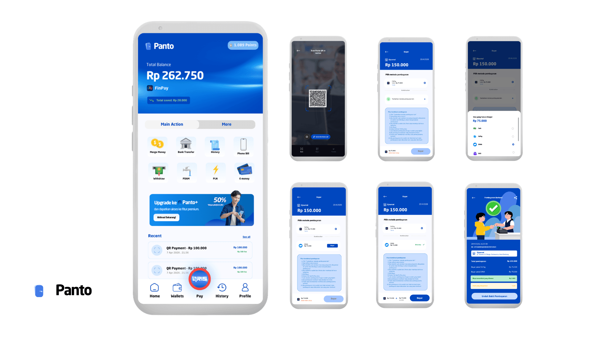 Panto — Platform Konsolidasi Saldo E-Wallet